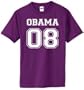 OBAMA 08 (athletic) on Adult & Youth 100% Cotton T-Shirt (CLOSEOUT)