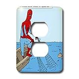 Rich Diesslins Funny General - Editorial Cartoons - Issues of the Real Spiderman - Career Options - Light Switch Covers - 2 plug outlet cover