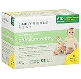 Simply Right Baby Care Premium Baby Wipes 810-count