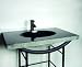 Bowl Vanity Combo Sink LUX-NATHAN-B: 31.5 W x 6.25 H x 19.75 Depth