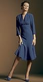 BUTTON DETAIL PANELED DRESS