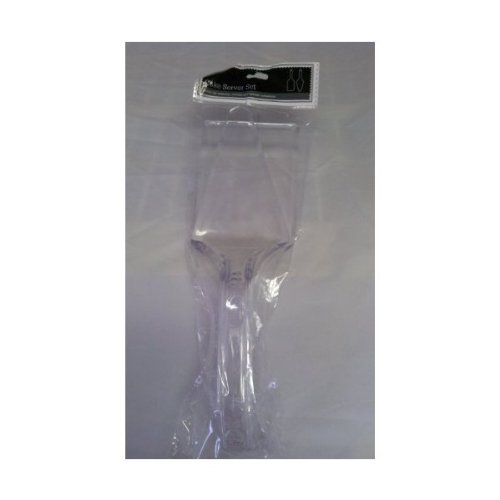 Cake Server Set - 2 Piece, Clear Plastic On Sale