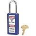 6 Pin Tumbler Padlock Keyed Diff. Safety Lock (470-411BLU) Category: Lockouts and Hasps