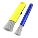 Amico Car Air Flower Vent Keyboard Dust Cleaning Retractable Brushes Yellow Blue