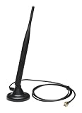 INTELLINET Omni-Direktionale Antenne Innenbereich 5 dBi erhoeht die Reichweite Ihres Wireless LANs in jede Richtung
