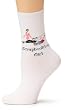 K. Bell Women's Scrapbook Girl Novelty Sock