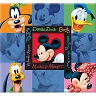 Embossed Mickey and Friends Post-Bound Album - 12x12'