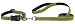 Pet Supplies : LARGE 20 IN - OLIVE - Padded Nylon Dog COLLAR & LEAD SET