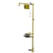 Bradley S19314AC Galvanized Steel 3 Spray Head Halo Combination Drench Showers and Eye/Face Wash Unit with Hand/Foot Operated Eyewash, 20 GPM, 18-1/2" Width x 94-1/8" Height x 26-13/16" Depth, Yellow