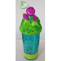Barney Bottle : Sipping Bottle w/ Straw