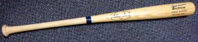 Hank Aaron Autographed/Hand Signed Adirondack Big Stick Bat PSA/DNA #L71870