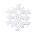 Snowflake Shaped (19068) Edible Hard Sugar Decorations (12 pcs)