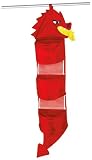 WENKO 4384500100 H&auml;ngeaufbewahrung Drache Gonzo - Textilgewebe, 29 x 150 x 18 cm, rot-gelb-schwarz