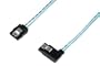 ORICO CPD-7PL6G-BA60 60cm 6 Gb / s SATA III SATA3 c&acirc;ble de donn&eacute;es, rond, 1 droit, 1 x L-Side, couleur bleu