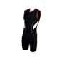 Descente Men's Running  C6 Tri Suit, Black/White, Medium