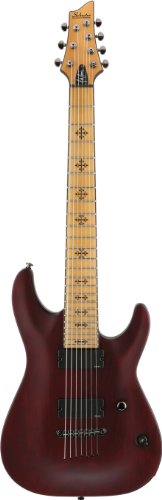 Schecter Jeff Loomis-7 7-String Electric Guitar Vampyre Red Satin