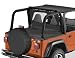 1987-1991 Jeep Wrangler Black Bikini Top