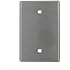 Leviton 84114-40 1-Gang No Device Blank Wallplate, Oversized, Device Mount, Stainless Steel