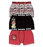 3 Pack Cotton Rich Angry Birds™ Trunks