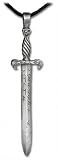 Glastonbury Sword Pewter Pendant Necklace