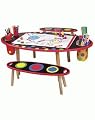 Alex Super Art Table with Paper Roll and Two Benches