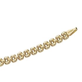 Ladies Fancy Pantera Link Bracelet in 14K Yellow Gold by