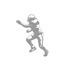 Sudden Shadows Football Tackle Wall Sticker Set - 24x48"