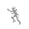 Sudden Shadows Football Tackle Wall Sticker Set - 24x48"