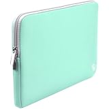 Case Star &reg; Neoprene Laptop Notebook Ultrabook Sleeve Case for Macbook Pro Air 11 /11.6-Inch and Other Brand 11 /11.6-Inch Laptop- HP Dell Toshiba ASUS Sony Lenovo Samsung (11 Inches-Paradise Blue with Gray Zipper)