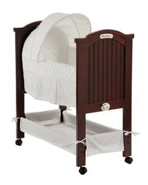 Eddie Bauer Classic Rocking Bassinet White on White