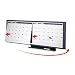 Modular 2-Month Calendar System for Cubicles, 36 x 12, Graphite Gray