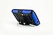 Cover-U174; Samsung Galaxy Avant G386 Extreme Rugged Dual Layer Kickstand Combo Case with Belt clip Holster Blue/Black Included [Premium Screen Guard + Cover U (TM) Stylus Pen + Anti-Dust Plug]