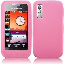 Samsung S5230 Tocco Lite Pink Silicone Skin Cover & Screen Protector