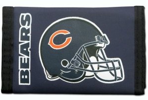 Chicago Bears Nylon Trifold Wallet