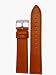 Watch Band Rustic Orange Genuine Leather Stitched Strap 12 millimeter