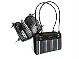 Pacific Design Chloe Dao Mobile Technology Handbag for Nintendo DS Lite/PlayStation Portable - Blue/ Red Stripe