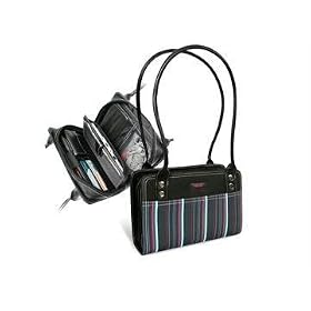 Pacific Design Chloe Dao Mobile Technology Handbag for Nintendo DS Lite/PlayStation Portable - Blue/ Red Stripe