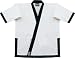 Tang Soo Do - White w/Black Trim Top