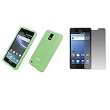 EMPIRE Glow in the Dark Green Silicone Skin Case Cover + Screen Protector f ....