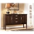 Contemporary Dark Brown Dining Room Server