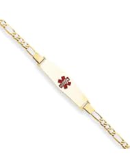 8 Inch 14k Gold Medical Jewelry Bracelet