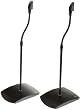 AmazonBasics Ständer für Satellitenlautsprecher, 2 Stück (schwarz)