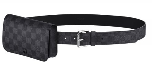 (ルイ・ヴィトン)Louis Vuitton M6837Vサンチュール・ポシェット　オム　35MM ダミエ・グラフィット【新品・並行輸入品】