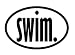 BaySix Swim. Car Magnet