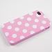 Pink Polka Dot Flex Gel Case for Iphone 4 & 4S