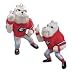 Georgia Bulldogs Porcelain 2 Piece Ornament Set