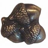 Buck Snort Lodge Knob, 3 Acorn, 15/8'' x 1 3/4''