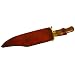 Trademark Brass Wood Stainless Steel Primitive Bowie Knife