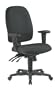 Office Star Work Smart Ergonomic High Back Chair with Multi Function Control, Burgundy