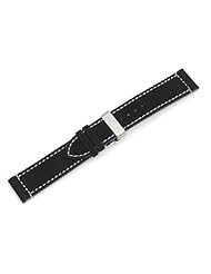 Genuine Swiss Army ChronoPro Large Black Leather Strap